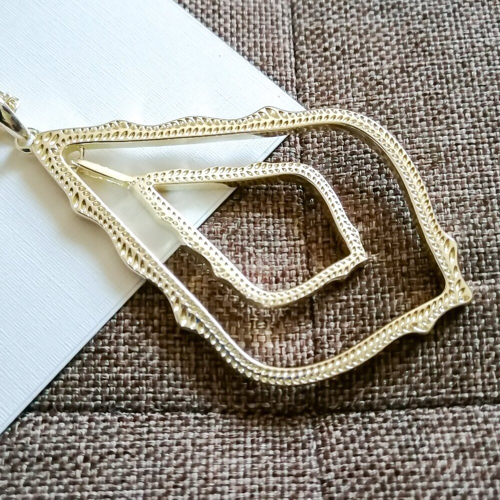 Simon Gold Long Pendant Necklace by Kendra Scott - Picture 2 of 4